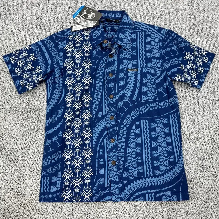 [BUNJANG] FIJI RUGBY Hawaiian Shirt / [데드스탁] FIJI RUGBY 하와이안셔츠