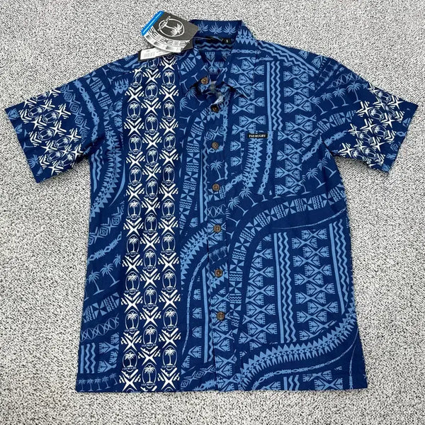 [BUNJANG] FIJI RUGBY Hawaiian Shirt / [데드스탁] FIJI RUGBY 하와이안셔츠