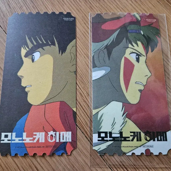[BUNJANG] Princess Mononoke Original Ticket Set (2 Types) / 모노노케히메 오리지널티켓 오티 2종