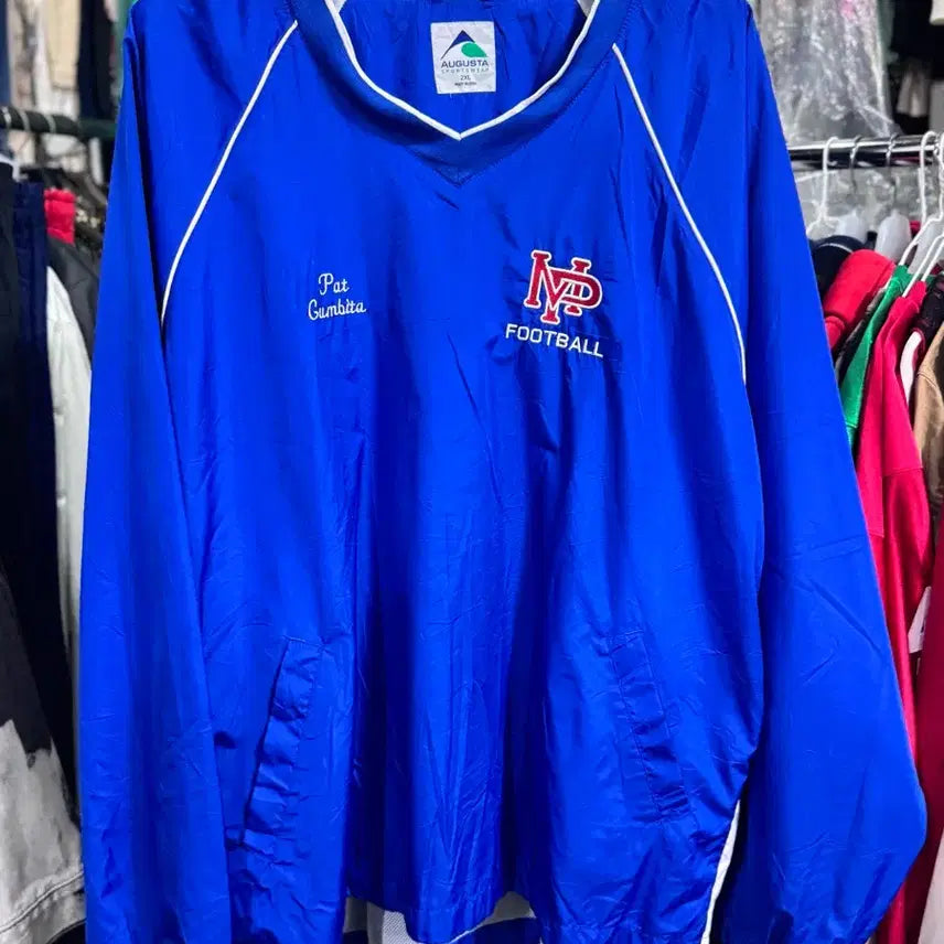 [BUNJANG] Augusta Sportswear Blue Warm-Up Pullover 2XL / Augusta Sportswear 블루 웜업 풀오버 2XL