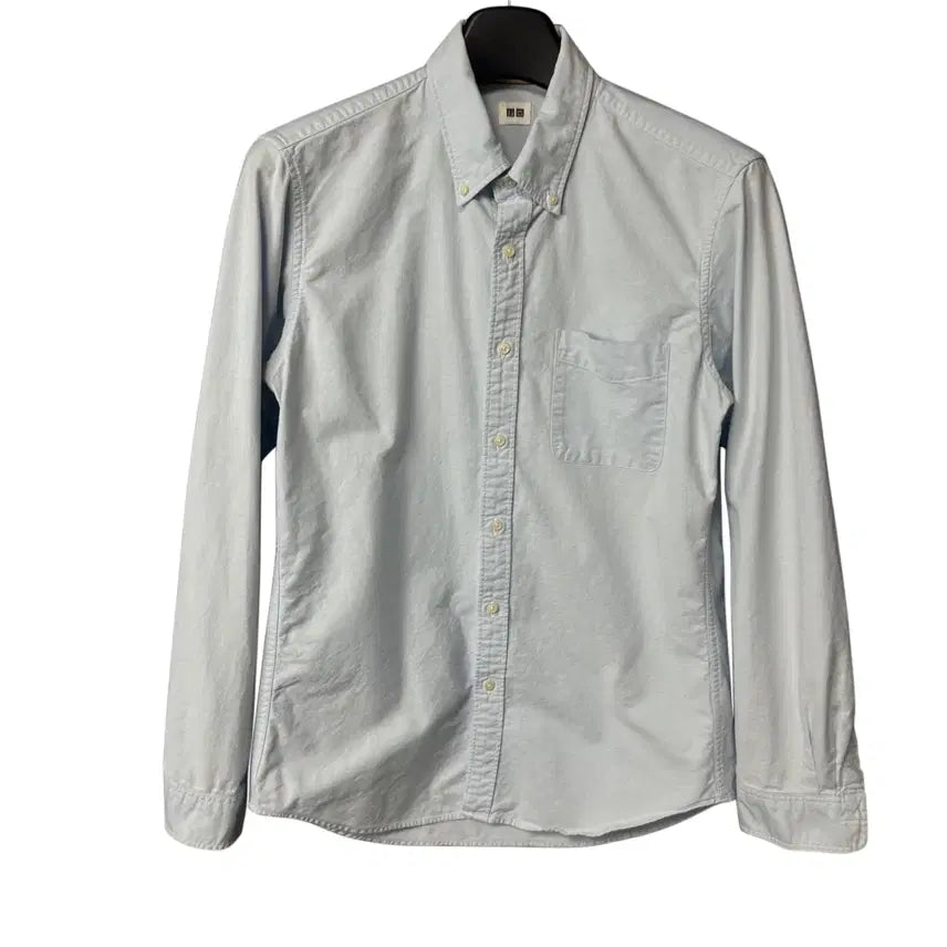 [BUNJANG] Uniqlo Sky Blue Oxford Shirt / L 유니클로 스카이블루 옥스퍼드 셔츠