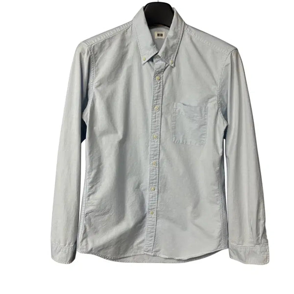 [BUNJANG] Uniqlo Sky Blue Oxford Shirt / L 유니클로 스카이블루 옥스퍼드 셔츠