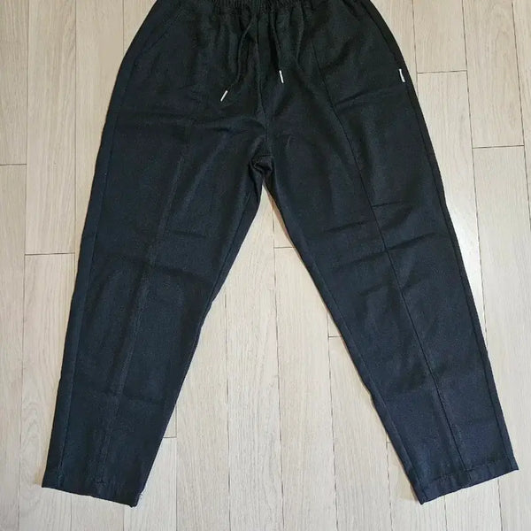 [BUNJANG] AZH Paris Black Banding Pants (3XL) / 3XL AZH 파리스 블랙 밴딩 팬츠 (MP39)
