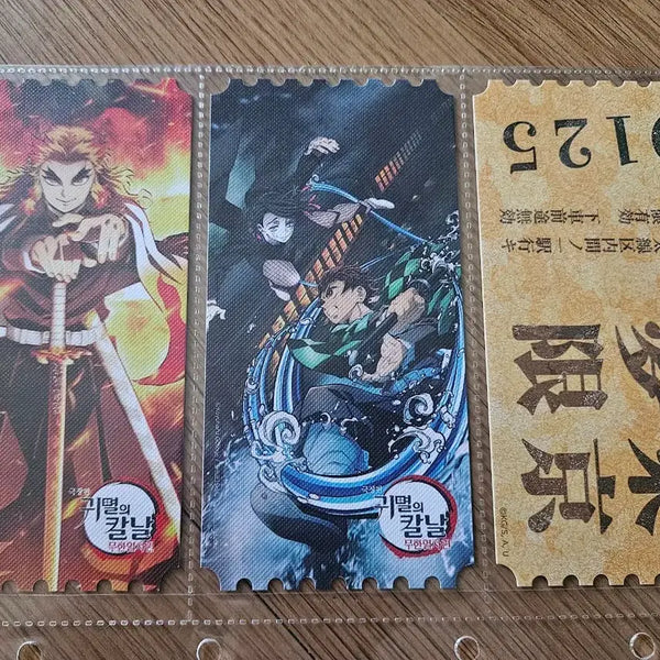 [BUNJANG] Demon Slayer: Mugen Train Original Ticket Set / 귀멸의칼날 무한열차 오리지널티켓 오티 3종