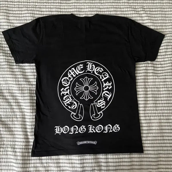 [BUNJANG] Chrome Hearts Horseshoe T-Shirt Black Size L / (무하자) 크롬하츠 홀스슈 홍콩 반팔 사이즈 L