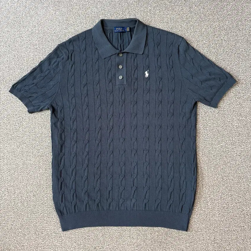 [BUNJANG] Polo Ralph Lauren Short Sleeve Knit L / 폴로 랄프로렌 반팔 니트 L
