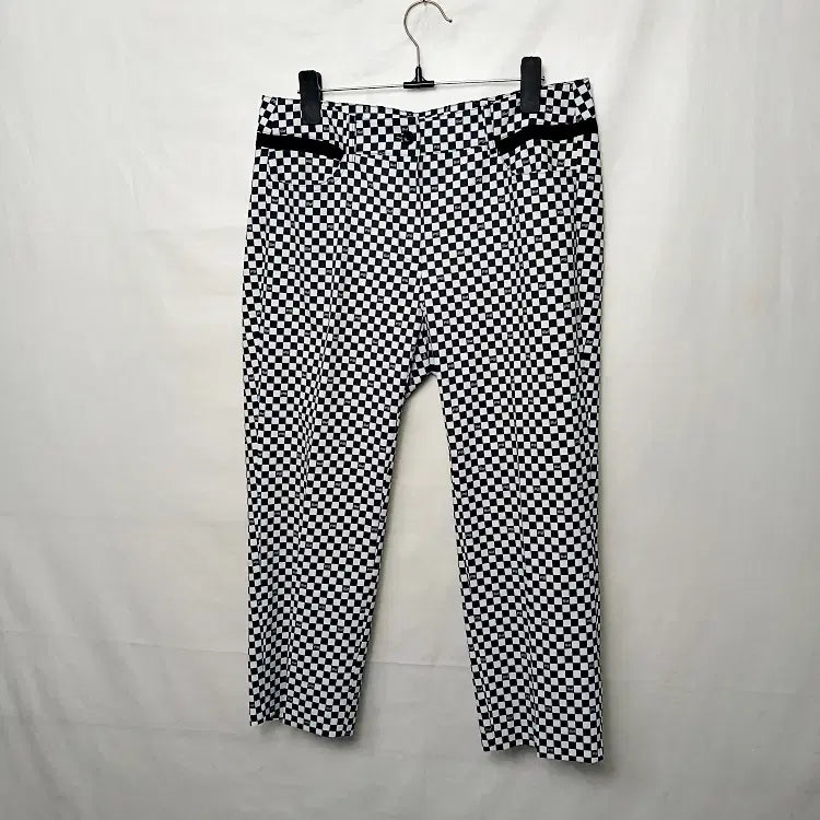 [BUNJANG] Palm Springs Golf Sports Checkered 7/10 Length Pants / 팜스프링스 골프 스포츠 체스체크 7부팬츠 28