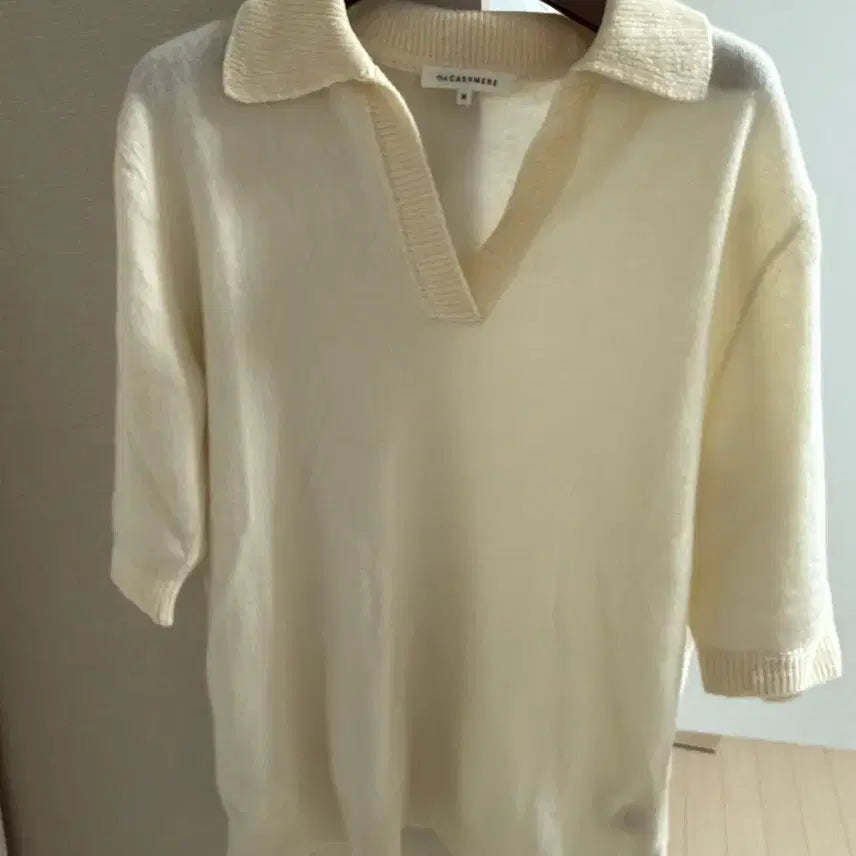 [BUNJANG] The Cashmere Collar T-Shirt / 한섬 더캐시미어 카라티