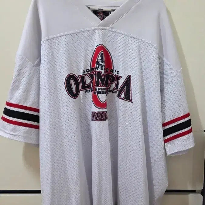 [BUNJANG] Freedom Olympia Rugby Jersey White 2XL / 프리덤 올림피아 럭비 져지 화이트 2XL