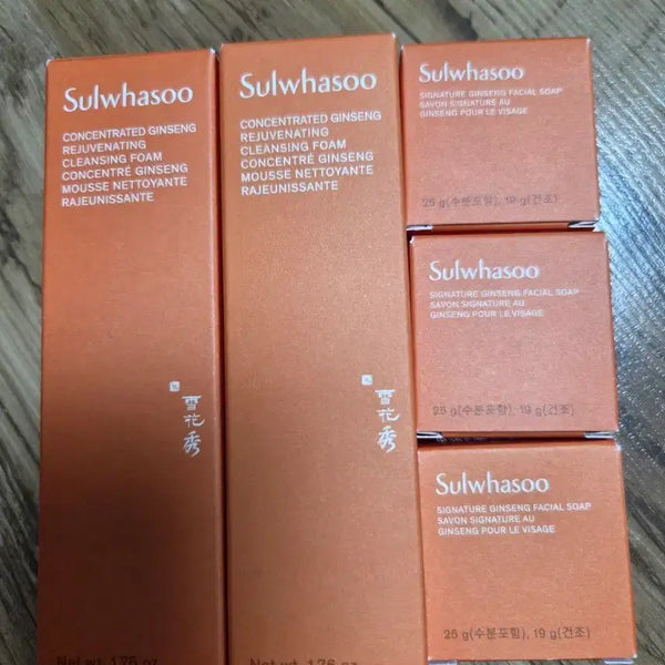 [BUNJANG] Sulwhasoo Concentrated Ginseng Cleansing Foam 50g & Ginseng Facial Shop 25g / 설화수 자음생 클렌징폼 50g, 진생 페이셜 숍 25g