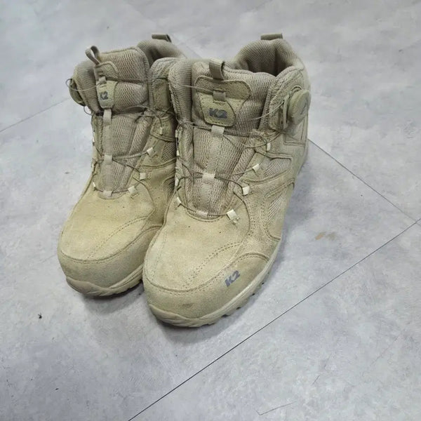 [BUNJANG] K2 67S Safety Toe Cap Boa Natural Leather Desert Boots / K2  67S 세이프티토캡보아천연가죽 사막화 265
