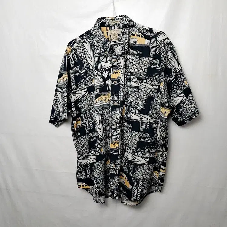 [BUNJANG] Natural Issue Wrinkle-Free Hawaiian Shirt / 내츄럴이슈 링클프리 하와이안 셔츠 105
