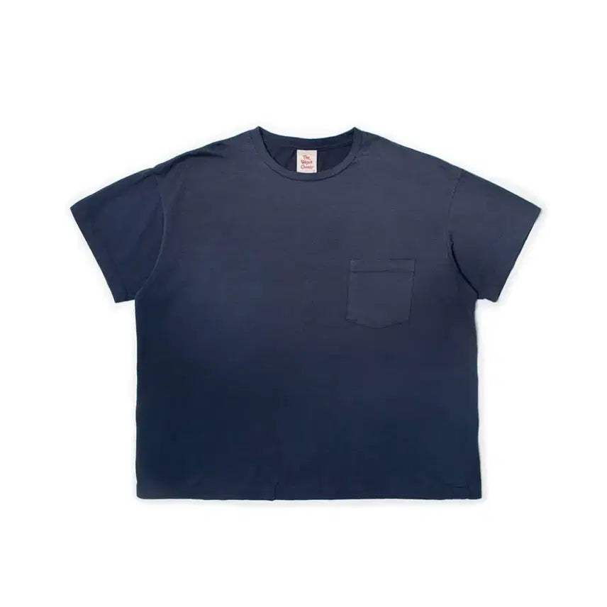 [BUNJANG] Rockcoz Pocket Tee Navy / 뤡코즈  포켓티 네이비 1