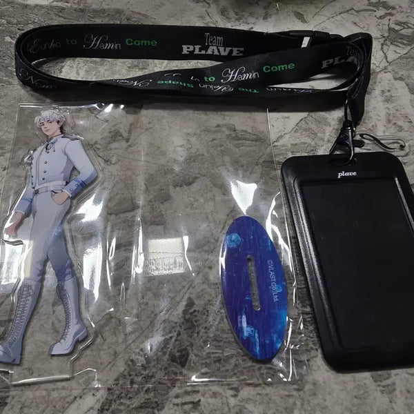 [BUNJANG] PLAVE Eunho Fancon Lanyard Type B + Acrylic Stand Set / 플레이브 랜야드B타입+은호 팬콘 아크릴