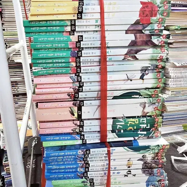 [BUNJANG] Hogisim Ogam Nature Observation Geulppuri 74-Volume Set Children's Used Books / 호기심 오감 자연관찰 글뿌리 74권 세트 어린이책 중고책