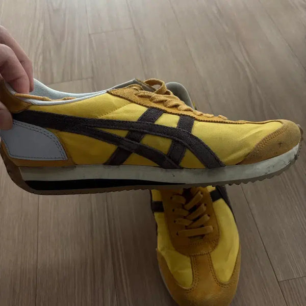 [BUNJANG] Onitsuka Tiger California Yellow Sneakers / 오니츠카타이거 캘리포니아