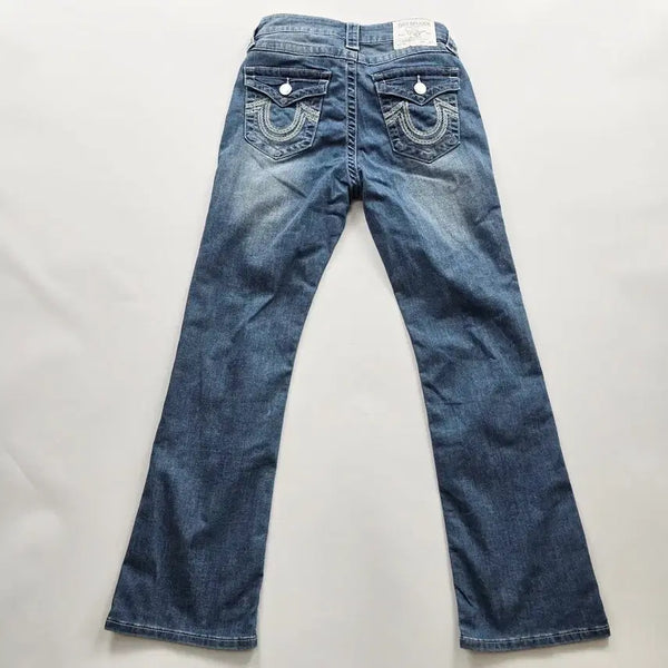 [BUNJANG] True Religion Bootcut Stretch Washed Denim Jeans Size 27 / 트루릴리전 청바지 부츠컷 스판 워싱 데님 사이즈27 R6753