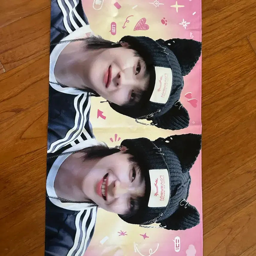 [BUNJANG] Nicholas Slogan Scarf / 니콜라스 슬로건