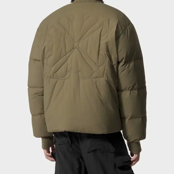 [BUNJANG] Off-White Arrow Lightweight Padded Jacket Khaki XL / 오프화이트 OFF-WHITE 애로우 경량 패딩 XL 카키