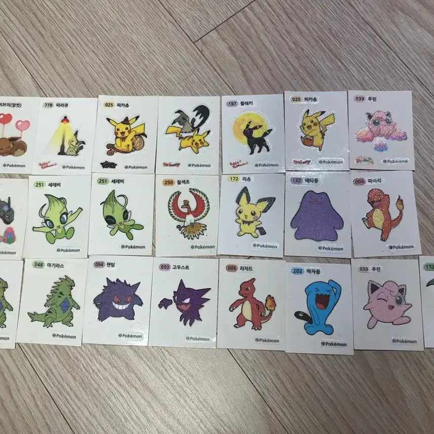 [BUNJANG] Pokemon Stickers Bundle / 포켓몬 띠부띠부실