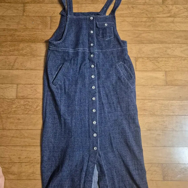 [BUNJANG] Strappy Overall Skirt M / 멜빵치마 M