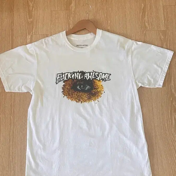 [BUNJANG] Fucking Awesome Pixel Eye Print T-Shirt White L / FUCKING AWESOME 픽셀 아이 프린트 반팔티 화이트 L사이즈