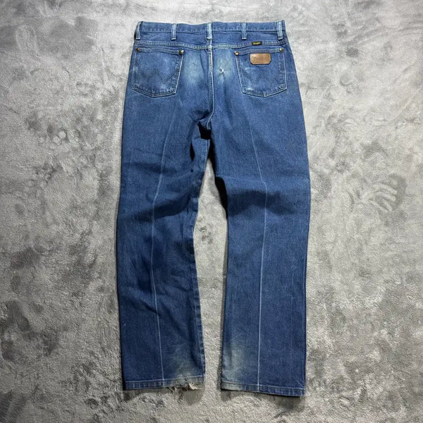 [BUNJANG] Wrangler Washed Straight Denim Pants 38/32 / 랭글러 스트레이트 워싱 데님팬츠 38/32