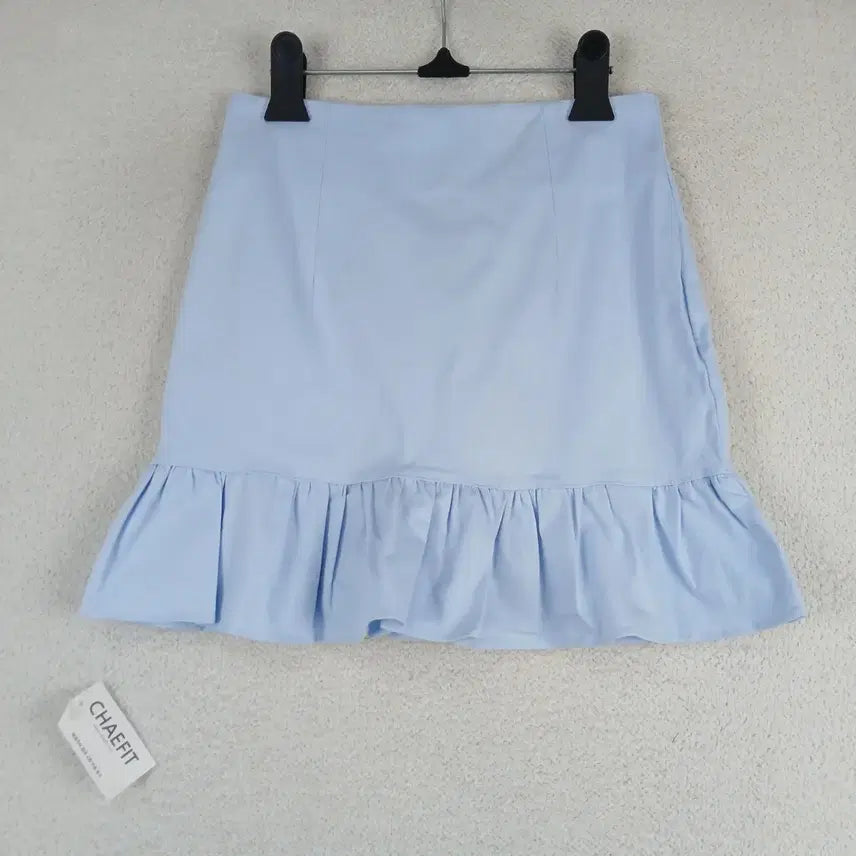 [BUNJANG] Women's Sky Blue Frill Skirt (Size S) / (새상품)여성 차이핏 프릴 스커트 하늘색(S)