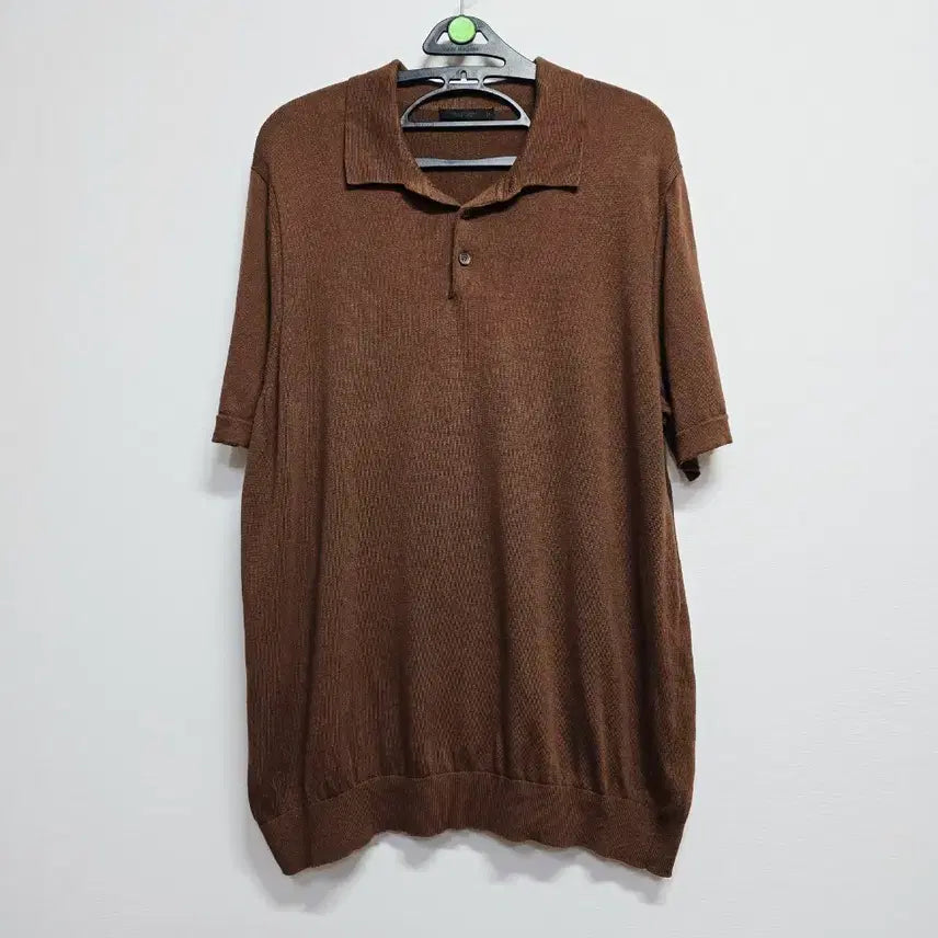 [BUNJANG] Jil Stuar New York Silk Blend Knit Short Sleeve Polo Shirt L / 질스튜어트 뉴욕 실크블랜드  니트 반팔 카라티 L