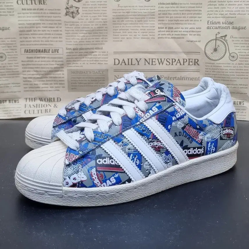 [BUNJANG] Adidas Superstar 80s Nigo Sneakers (235mm) / 아디다스 슈퍼스타 80S 니고 스니커즈 235