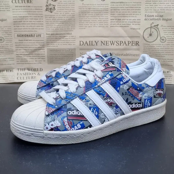 [BUNJANG] Adidas Superstar 80s Nigo Sneakers (235mm) / 아디다스 슈퍼스타 80S 니고 스니커즈 235