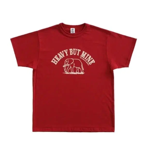 [BUNJANG] Collect Pieces Heavy But Mine T-Shirts (Red) / (M)컬렉트피시스 반팔티 HEAVY BUT MINE T-SHIRTS (RED)