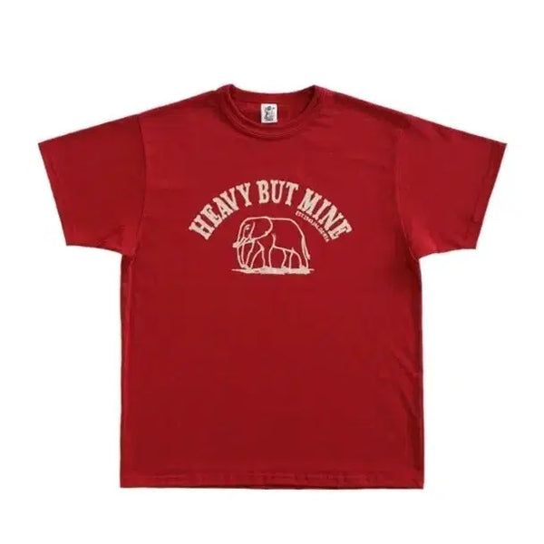 [BUNJANG] Collect Pieces Heavy But Mine T-Shirts (Red) / (M)컬렉트피시스 반팔티 HEAVY BUT MINE T-SHIRTS (RED)