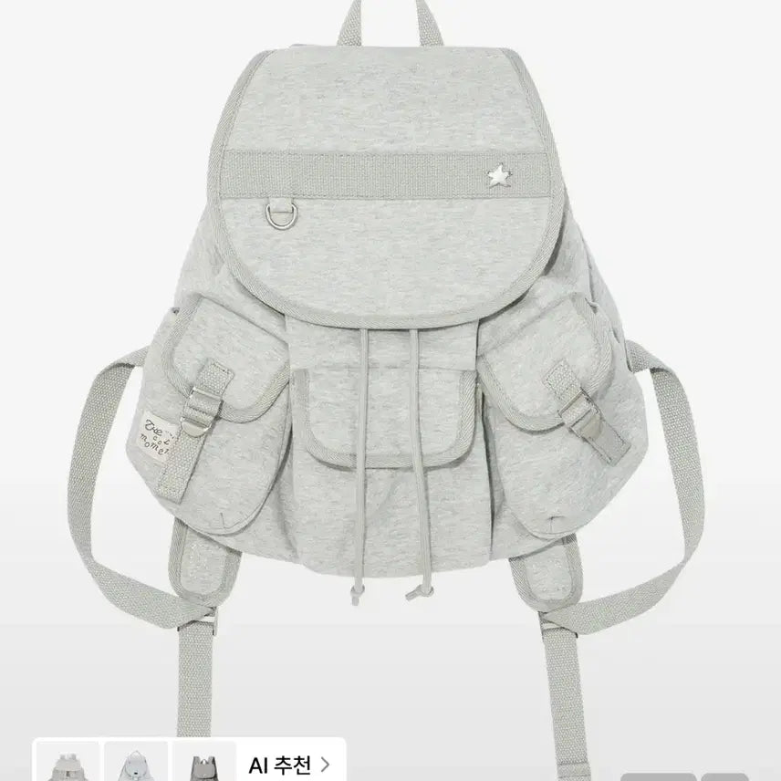 [BUNJANG] The Coldest Moment (TCM) 3 Pocket Backpack - Charcoal Vintage Dye / 더콜디스트모먼트 TCM 3 포켓 백팩