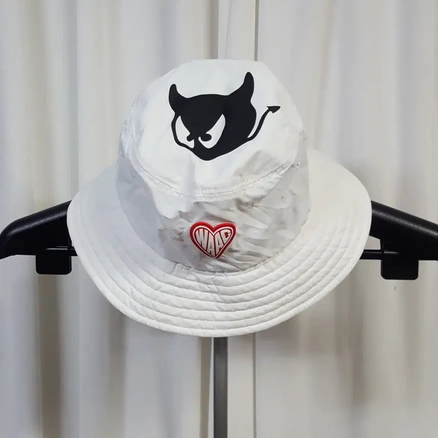 [BUNJANG] WAAC 2023 Golf Bucket Hat White 58cm / 23년 WAAC 왁 골프 버킷햇 모자 화이트 58 오일장