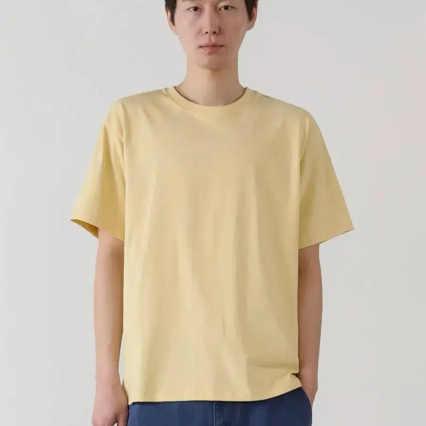 [BUNJANG] Known 26SS Short Sleeve T-Shirt (Yellow, Size 2) / 노운 26ss 반팔티셔츠