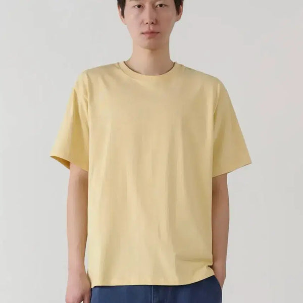 [BUNJANG] Known 26SS Short Sleeve T-Shirt (Yellow, Size 2) / 노운 26ss 반팔티셔츠