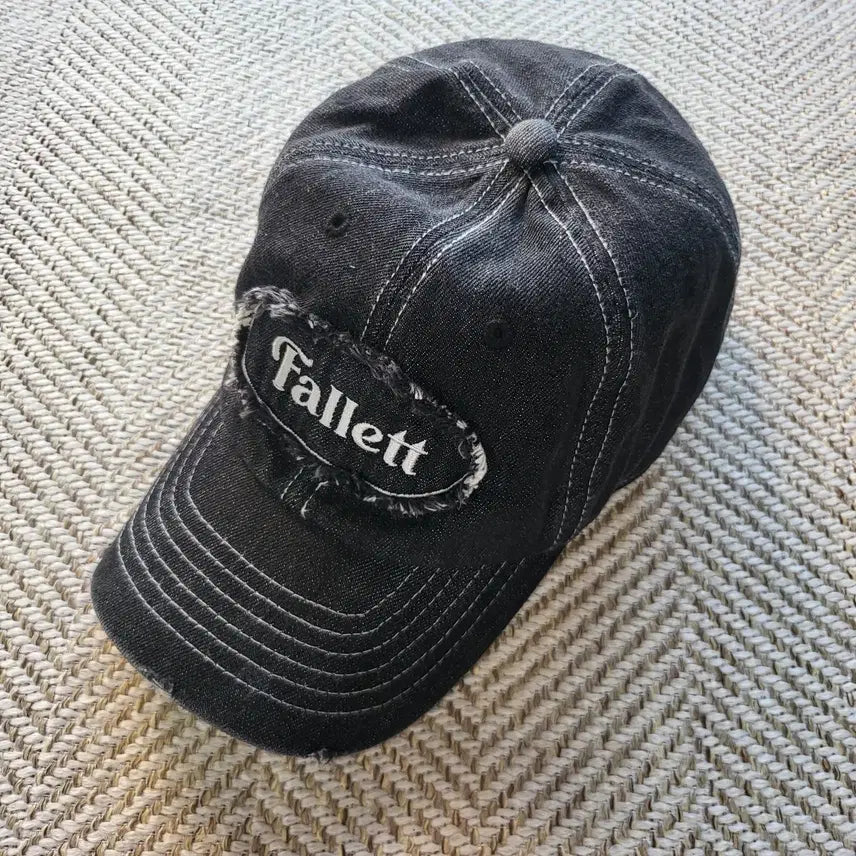 [BUNJANG] Pallet Vintage Denim Ball Cap Black / 팔렛 빈티지 데님 볼캡 블랙