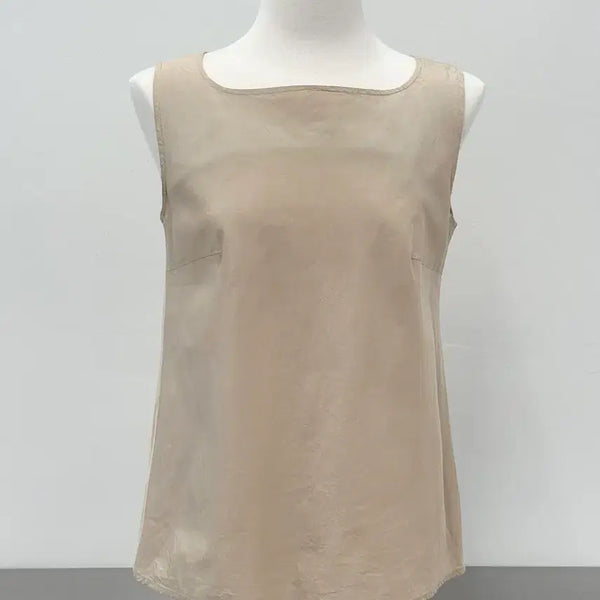 [BUNJANG] Max Mara Silk Cotton Sleeveless Top / 막스마라 실크 코튼 슬리브리스