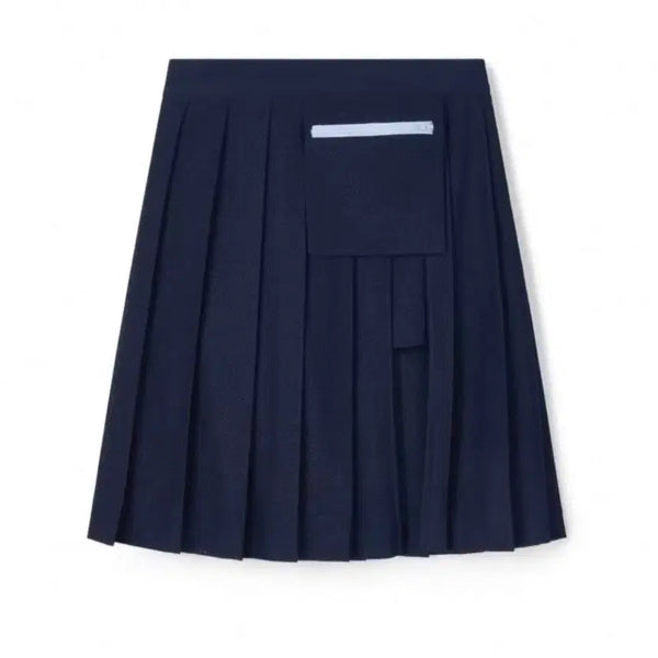 [BUNJANG] Shopfairy Mesh Pleats Skirt Navy / 샵페어리 메쉬 플리츠 스커트 네이비