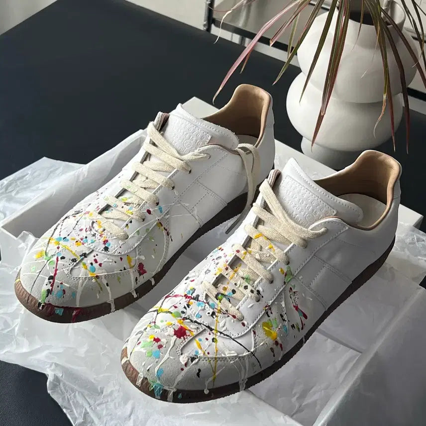 [BUNJANG] Maison Margiela Replica Painted German Army Trainers / 메종 마르지엘라 레플리카 페인팅 독일군 44.5 사이즈 (290mm)
