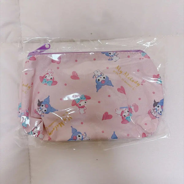 [BUNJANG] Sanrio My Melody & Kuromi Large Capacity Pouch / 산리오 마이멜로디&쿠로미 대용량 파우치 새상품