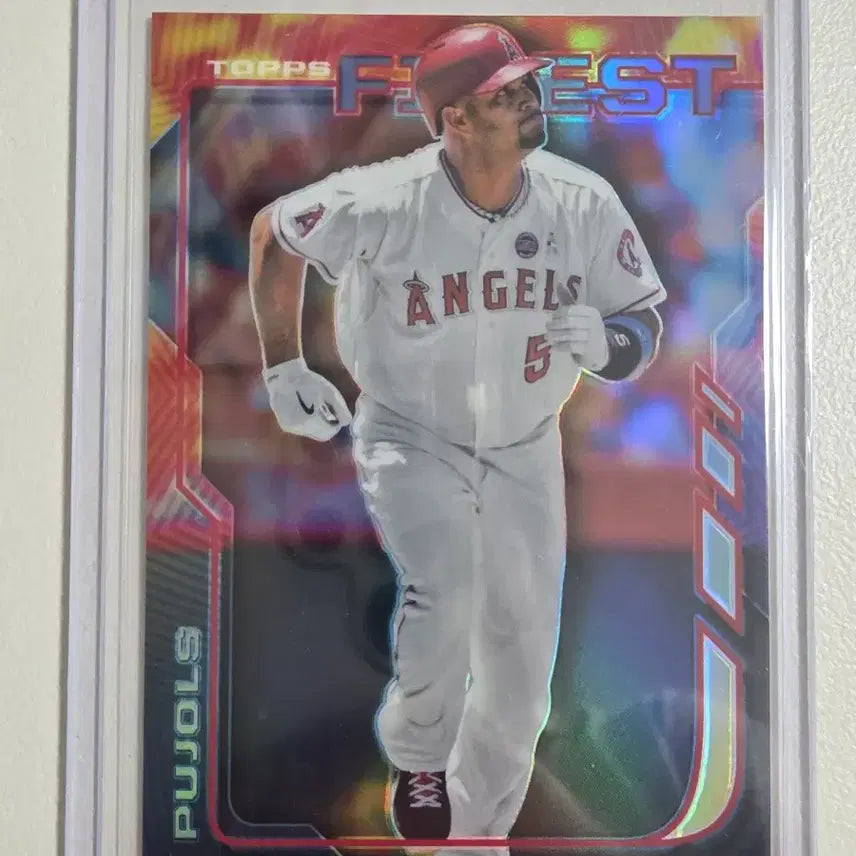 [BUNJANG] Albert Pujols 2014 MLB Refractor Card Los Angeles Angels / 2014 mlb 알버트 푸홀스 리플렉터 카드 la에인절스