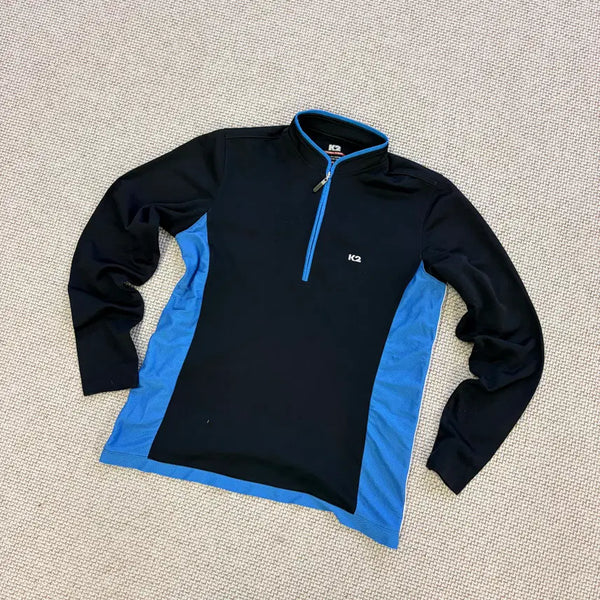 [BUNJANG] K2 Half Zip-Up Long Sleeve T-Shirt / 85 K2 하프집업 긴팔 티 0731D1