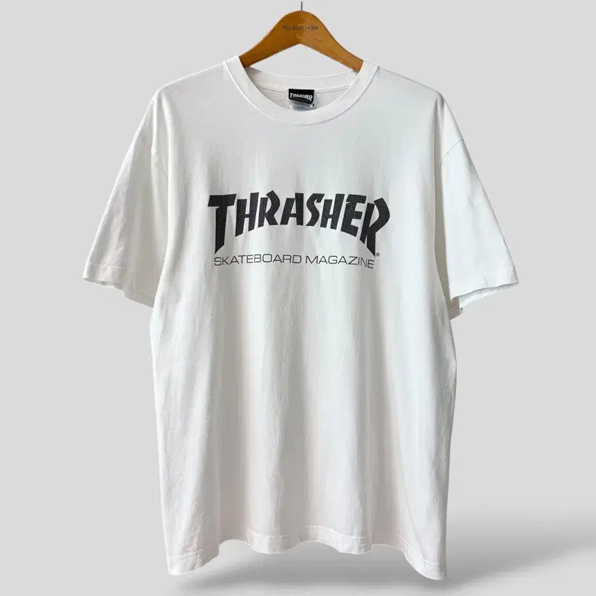 [BUNJANG] THRASHER XL Short Sleeve T-Shirt / (XL)THRASHER 트레셔 반팔티셔츠