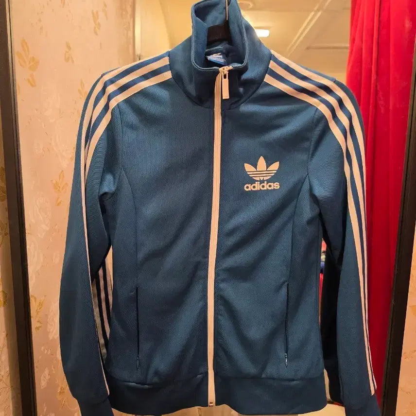 [BUNJANG] Adidas Three-Stripes Track Jacket Blue / 7/68 아디다스 삼선 트랙탑 블루