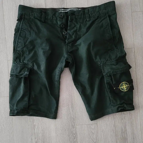 [BUNJANG] Stone Island Garment Dyed Cargo Shorts / 스톤아일랜드 카고 반바지 // 스톤아일랜드 가먼트다잉 카고팬츠