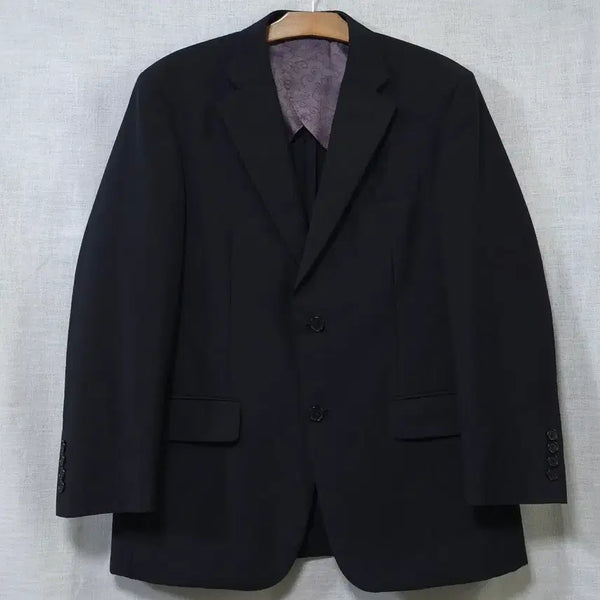 [BUNJANG] Kolon Manstar Men's Black Lightweight Single Two-Button Blazer Jacket / 코오롱 정품 맨스타 여름 블레이저 정장 자켓 마이 95 100 블랙