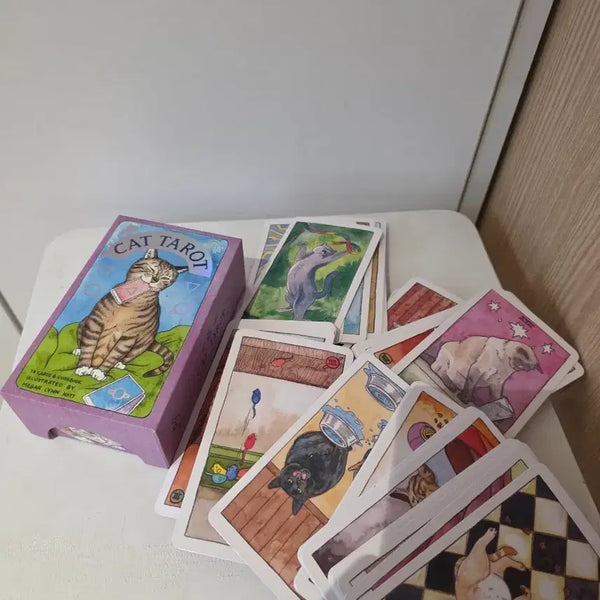 [BUNJANG] Cat Tarot Deck (Official) - Great Condition / 고양이 타로 카드 캣 타로 정품 상태좋음