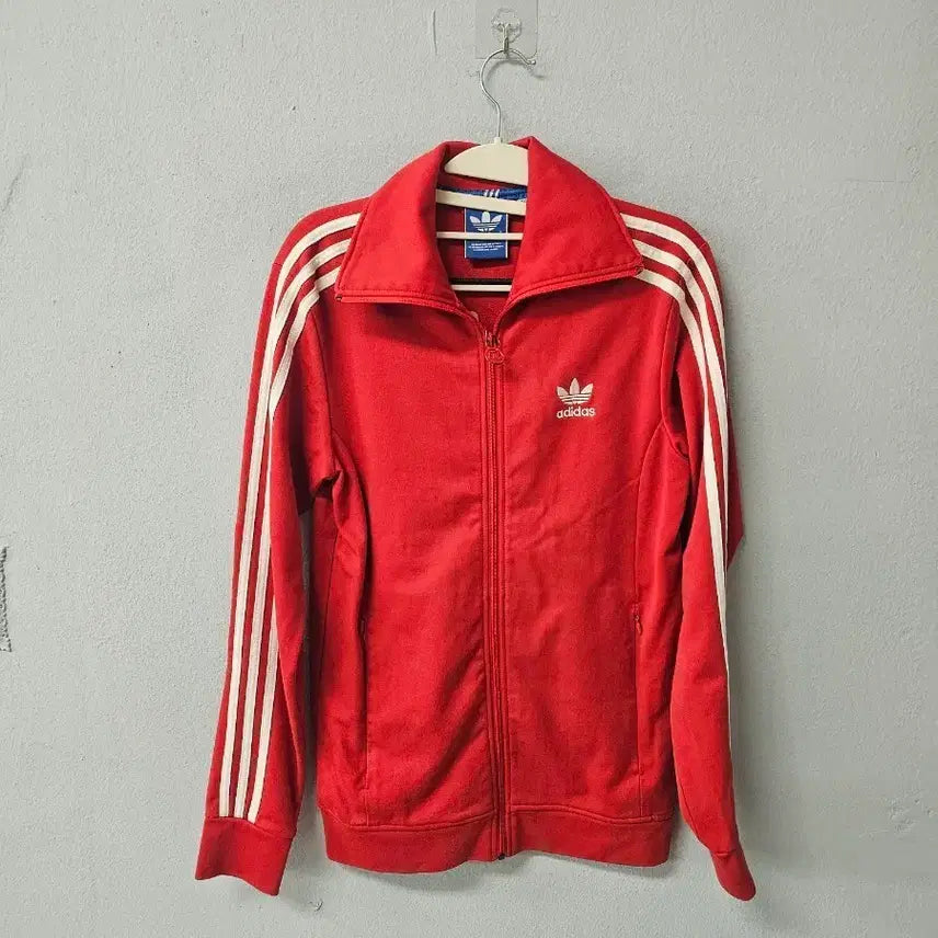 [BUNJANG] Adidas Track Top Jersey Red / 아디다스 트랙탑 져지 레드